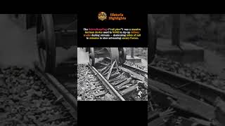 The Nazi “Rail Plow” That Tore Up Tracks in Minutes #history
