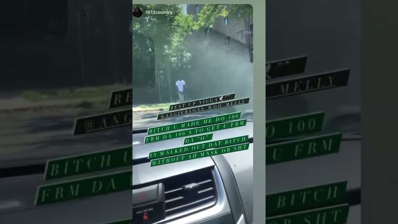 051 melly walking out from O block 😈