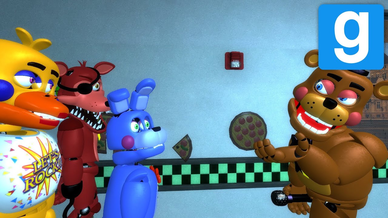 GMOD FNAF | Rockstar Freddy Wants His 5 Coins
