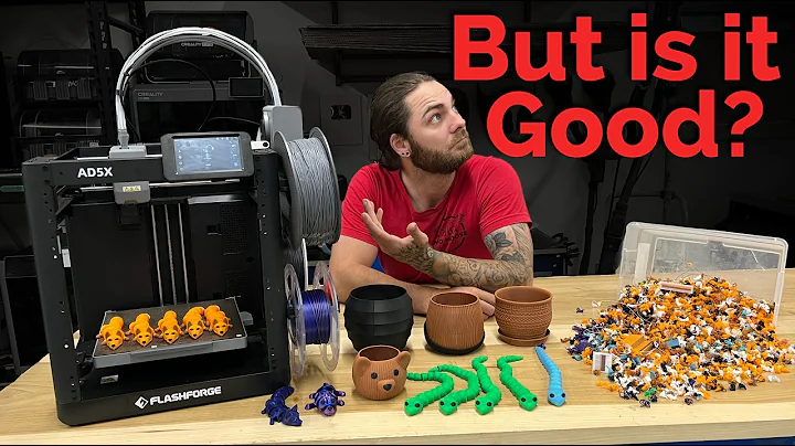 Reviewing one of the cheapest multi color 3D Printers - Flashforge AD5X