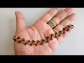 ⚜️Easy Crystal Bracelet for Beginners/Pulsera de cristal fácil/Beaded Jewelery Tutorial diy