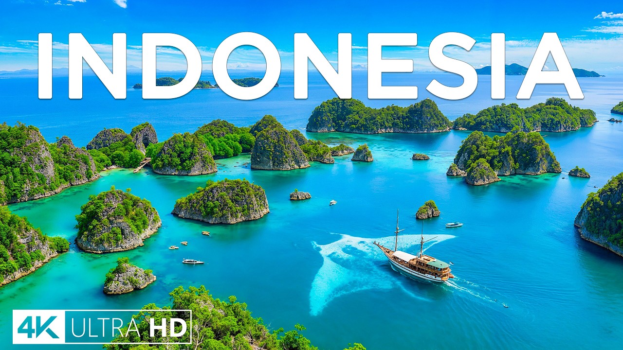 Indonesia 4K Drone Footage 🇮🇩 Jakarta Capital, Bali Paradise & Komodo National Park