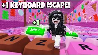 🔴 ESCAPING THE IMPOSSIBLE CANDY KEYBOARD OBBY! 😘🔥 screenshot 1
