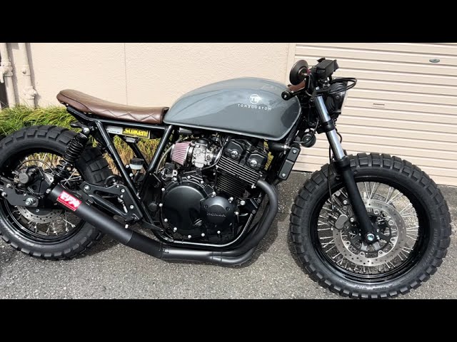 HONDA CB400four NC36 caferacer TOMs custom - YouTube
