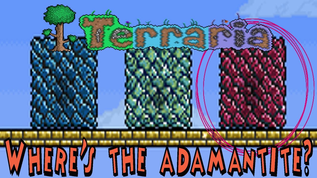 Terraria PS4 Father And Son WHERE'S THE ADAMANTITE? (FULL HEALTH) [20