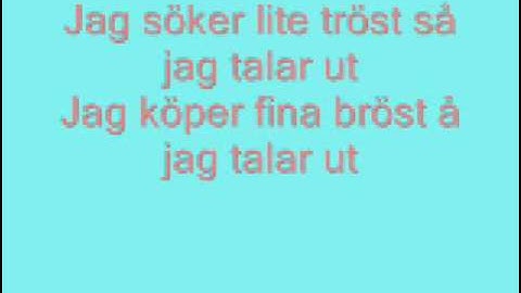 Mange Schmid- Jag talar ut Lyrics