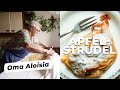 Handgezogener Apfelstrudel von Oma Aloisia - Rezept Video - Cooking Grannies