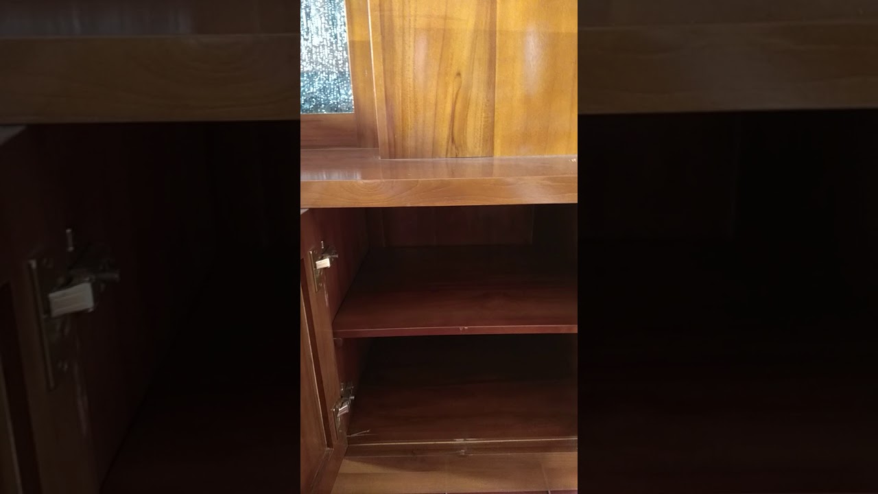 Jual Lemari Kabinet Rak  Credenza TV Kayu  Jati Cuci 