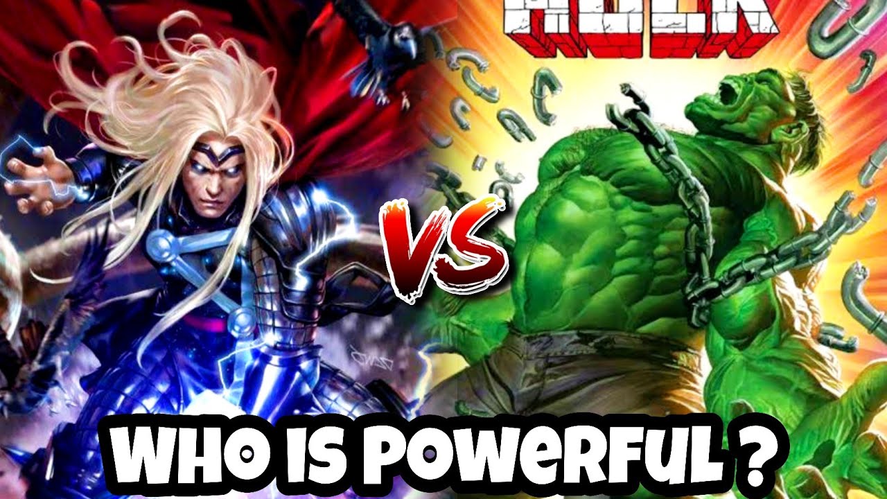 Rune King Thor Vs Cosmic immortal Hulk | Who is Powerful | #deathbattle ...