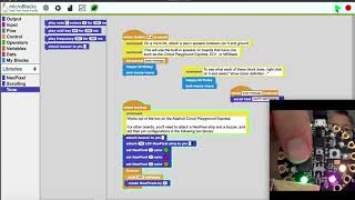 Quick MicroBlocks overview - Circuit Playground Express screenshot 3