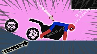 10 Min Best falls | Stickman Dismounting funny and epic moments | Like a boss compilation #405