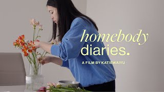 enjoying quiet hobbies at home, cooking, drawing, living in the UK as a homebody | homebody diaries