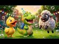 El Bebé Dinosaurio Celebra su Fiesta de Cumpleaños con sus Amigos 🎂 Canciones Infantiles
