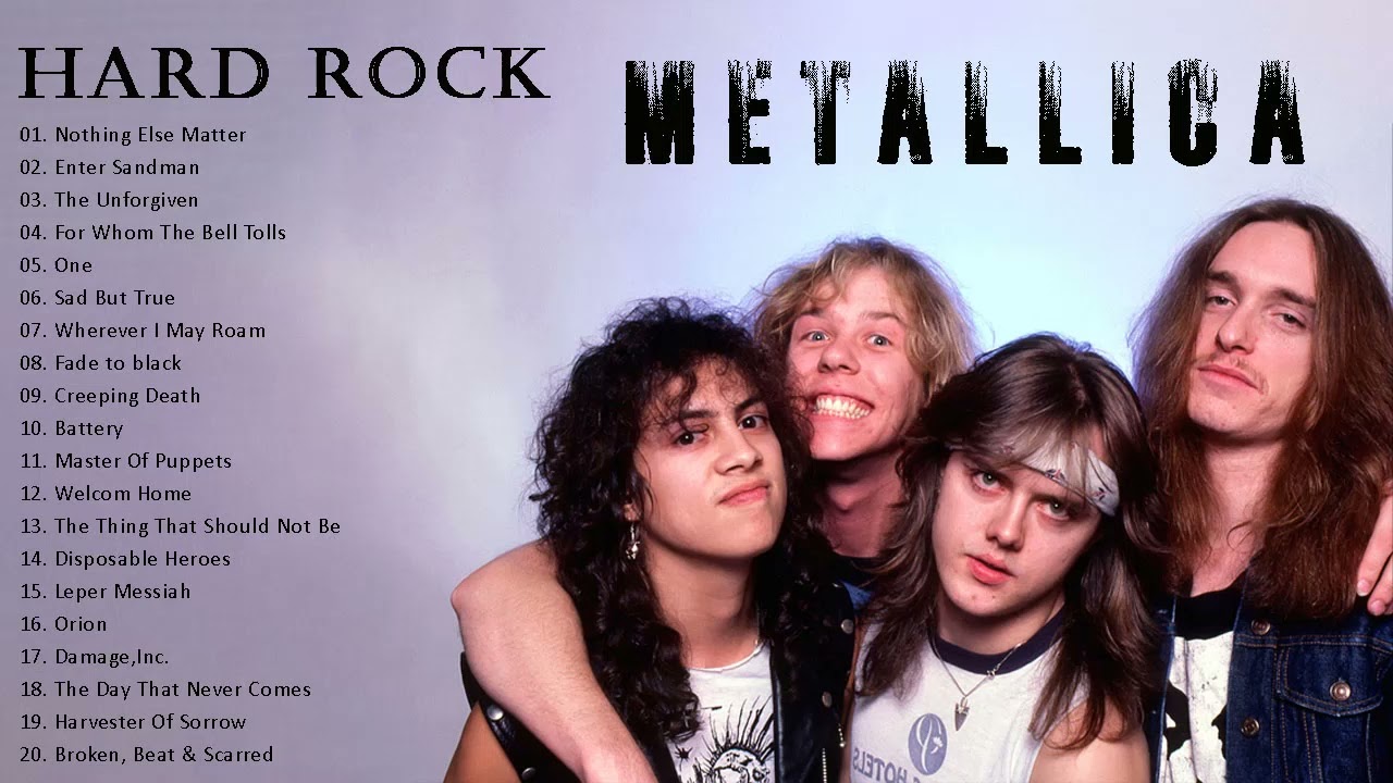 Best Alternative Rock Songs Of The 80s 90s - Metallica Great Hits