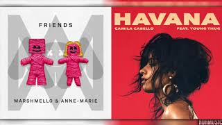 HAVANA+FRIENDS (BEST MASHUP AUDIO) Camila Cabello & Marshmello, Anne Marie