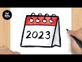 #345 How to Draw a Calendar - Easy Drawing Tutorial