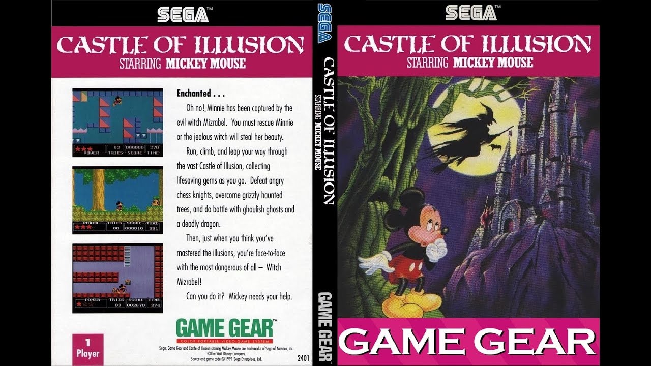 Disney's Mickey Mouse on Sega's Game Gear was a match made in heaven. The cover art is gorgeous and proves it.