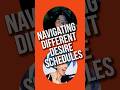 Navigating Different Desire Schedules