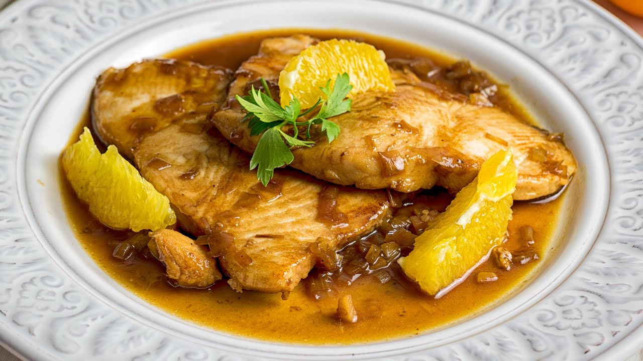 Pescado con salsa de naranja en 15 minutos