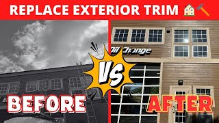 How to Replace Rotten Exterior Trim: Step-by-Step Guide to Refreshing Your Home's Facade 🏠🔨 Part 2