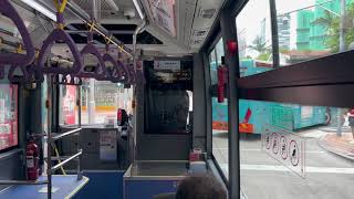 澳巴中通混合動力增程車E1196@6A鮑思高球場報站