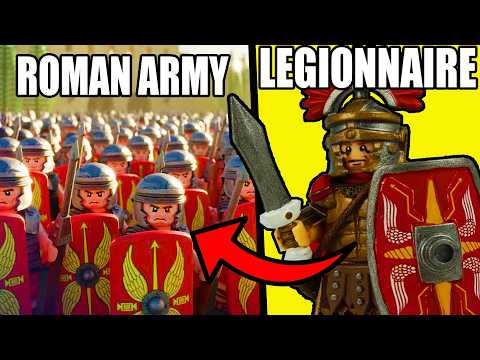 I built the ROMAN ARMY in LEGO...