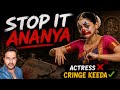 Actress ❌ Cringe Machine ☑️ | Ananya Panday Roast 🤡🔥 | DSKTALKSS