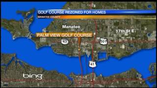 Palm view golf course rezoned for homes