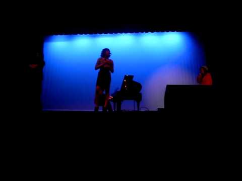 Whitney singing 4 Women in SPHS'11 Talent Show