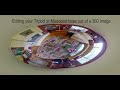 Removing a tripod base from a 360 Image, fast & easy..