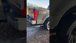 Figured I’d jump on the trend 🤷🏻‍♂️ #coldstart #f250 #powerstroke #diesel #christmas #asmr #shorts