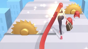 HAIR CHALLENGE - Gameplay Walkthrough - Tutorial (IOS, Android) with MEGA TEAM 05 #shorts