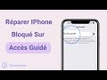 Iphone est bloqu sur laccs guid  voici 4 solutions