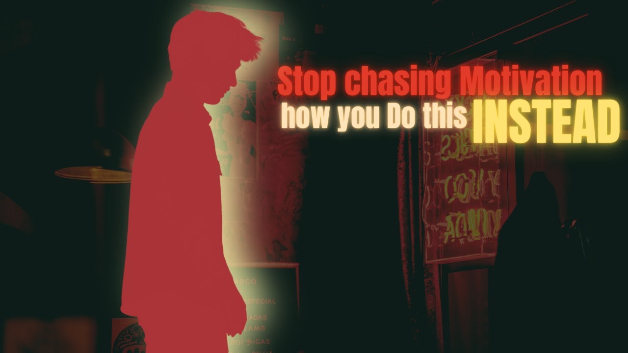 Stop Chasing Motivation Do This Instead. (the art of getting better every day)