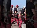 Entrainement intensif pour l&#39;élite des pompiers français