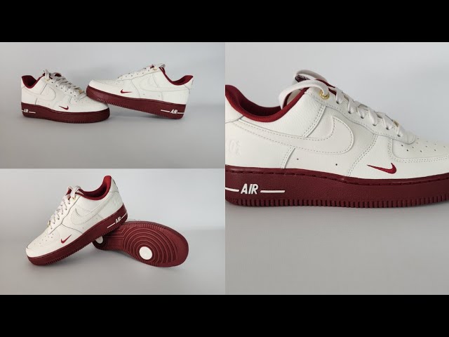 Nike Air Force 1 Low 40th Anniversary Cream Team Red