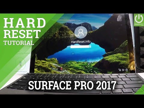 Hard Reset MICROSOFT Surface Pro 2017 / Remove Password