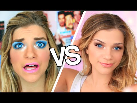 High School You VS Child You Makeup Routine!