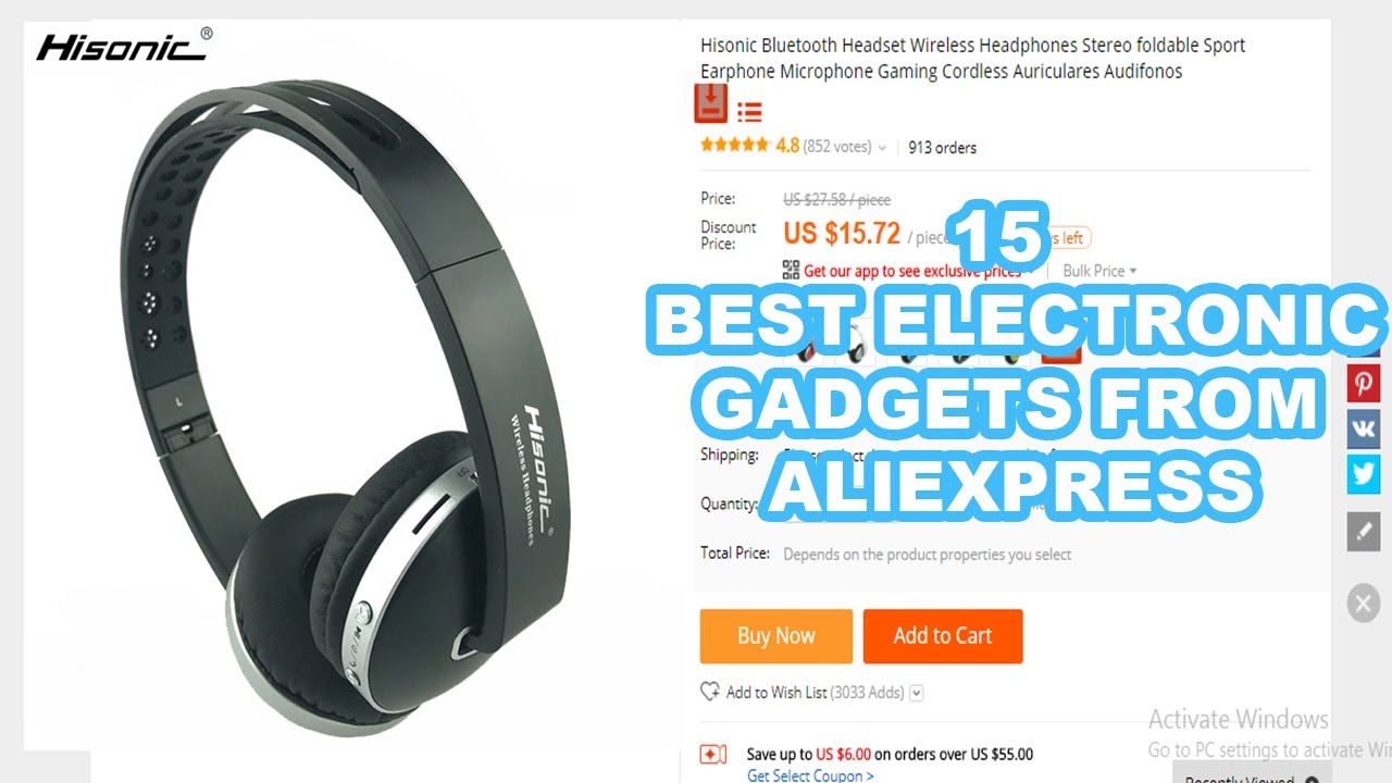 15 Best Electronic Gadgets from AliExpress for 30 or less YouTube