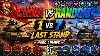 China vs Random C&C Generals Zero Hour 1 vs 7 Hard armies Gameplay ( Last Stand )