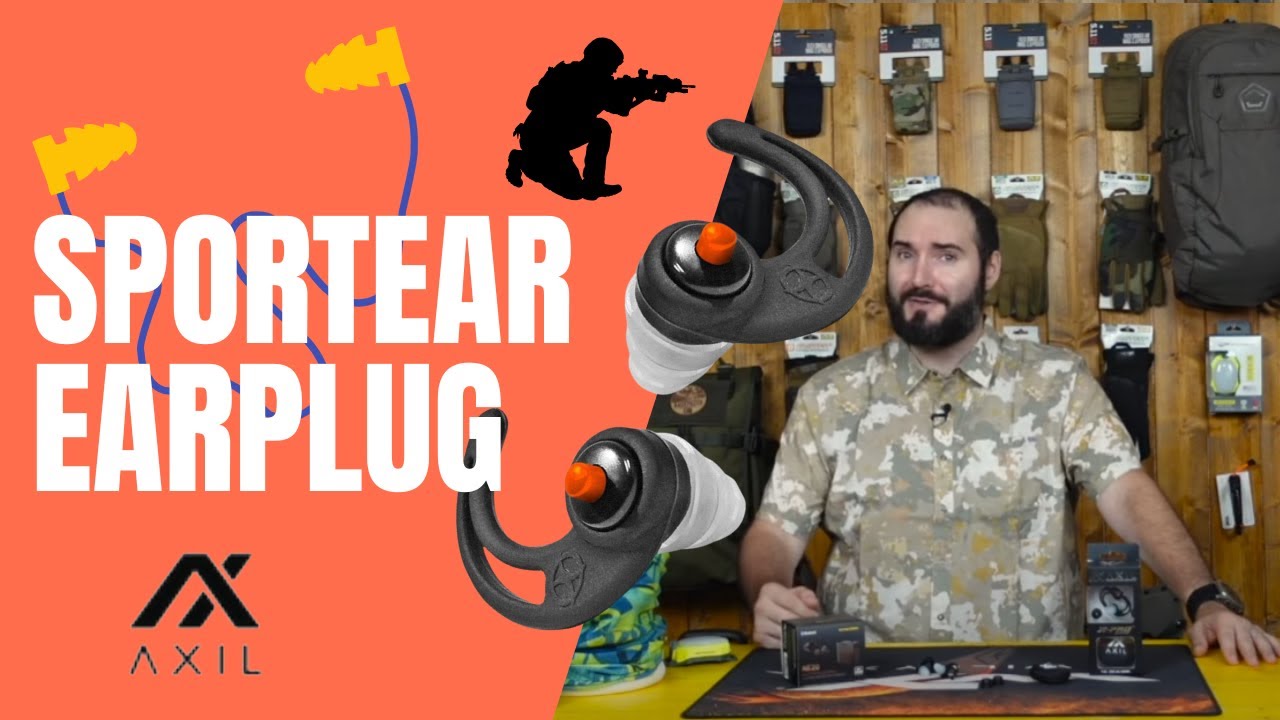 AXIL SPORTEAR EARPLUG - TAPPI PER IL POLIGONO - RECENSIONE COMPLETA