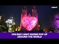 Holiday light shows illuminate the world with festive holiday cheer