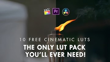 10 Free Cinematic LUTs | Premiere Pro | Davinci Resolve | Final Cut Pro