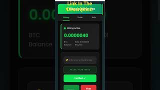 Free Bitcoin Mining App 2026 | Btc Mining App 2026 #btcmining #cryptomining #bitcoin