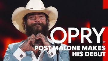 Thumbnail of Post Malone Makes His Opry Debut!
