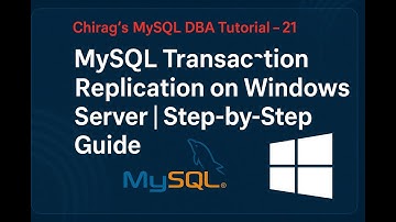 MySQL-transactiereplicatie op Windows Server | Stapsgewijze handleiding #mysql #replicatie #mariadb