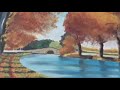 Tableau paysage france  tableau du canal du midi  peinture  lhuile  canal   toile 