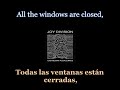 Joy Division - Day Of The Lords - Lyrics / Subtitulos en español (Nwobhm) Traducida