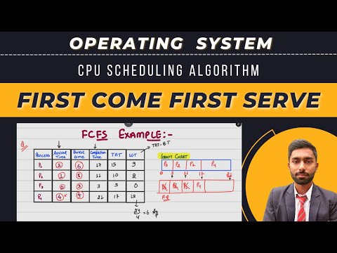 First Come First Serve (FCFS) Scheduling Algorithm | Theory + Example + Detailed Solution | OS