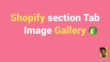 shopify tabbed images gallery